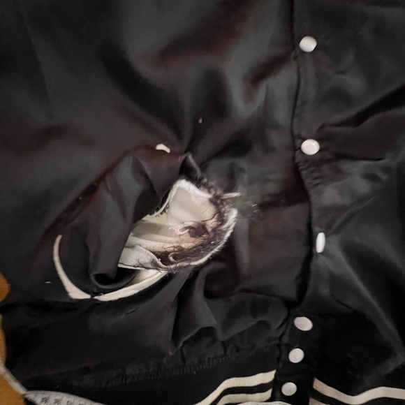 Vintage Satin EMI America Records Button Up Jacket - Picture 6 of 9